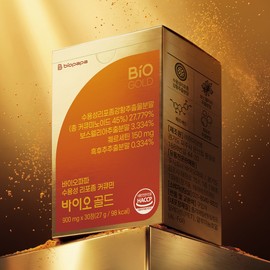 Biopapa Water-Soluble Liposome Curcumin Quercetin Black Pepper Bio Gold 30 Tablets, 10 Pieces / 바이오파파 수용성 리포좀 커큐민 퀘르세틴 흑후추 바이오 골드 30정, 10개