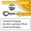 Lead rope with panic hook for horse in various stylish