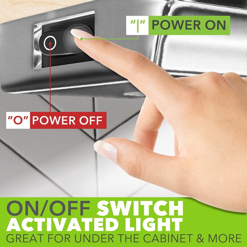 Leisure LED RV LED Ceiling Light Fixture with ON/Off Switch
