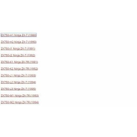 Kawasaki NOS New Kawasaki ZX750 ZX900 Side Kick Stand Bracket Flanged Bolt