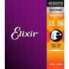 Elixir 11102 80/20 Bronze Nanoweb Coating Acoustic Guitar Strings, Medium,
