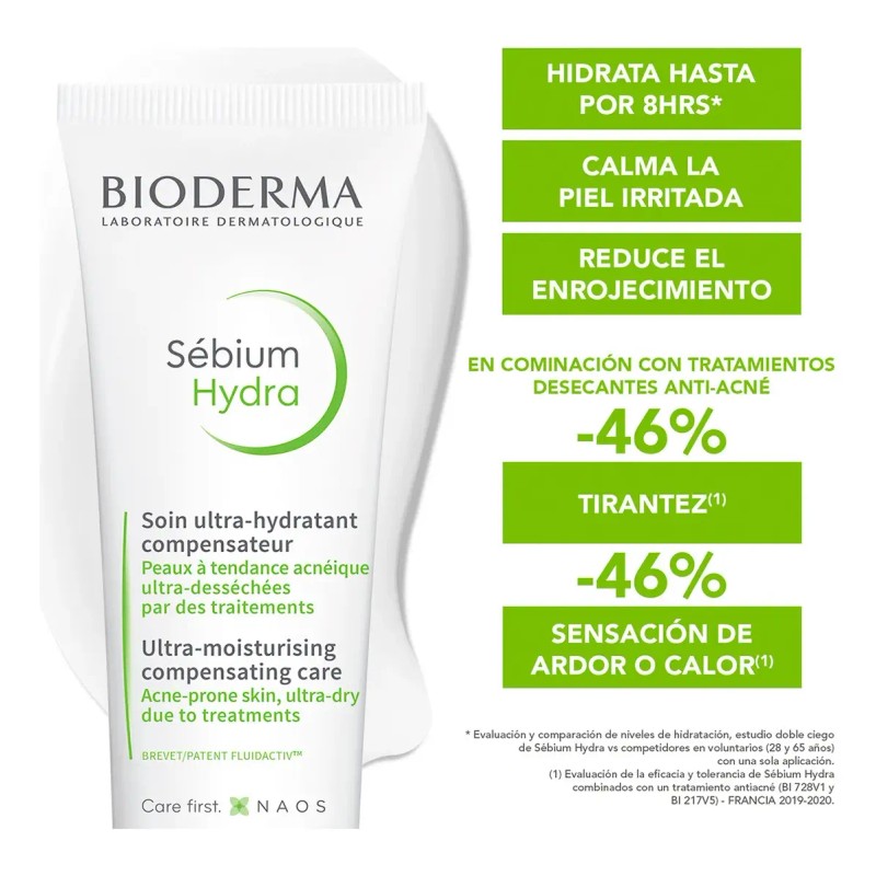 Aplicable A Bioderma Sébium Hydra Crema Facial, Suaviza E