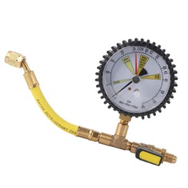 Industrial Nitrogen Pressure Test Gauge for Air Conditioning Refrigeration Vacuum and Pressure Measurement Tool