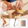 CAASFOOY Deep Hole Marker Pencil.Construction Site Carpenters Pencil Set Metal