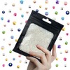 CLRDIVA 5000pcs 2mm Transparent AB Flatback Resin Rhinestones Bulk Jelly
