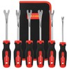TOOLEAGUE 6Pcs Auto Upholstery Trim Panel Removal Tool Set,Car Trim