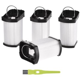 4 Pack Replacement Vacuum Filter for Shark WANDVAC POWER PET WV401BL WV401PK WV403BR WV410BL WV410GN WV410PR Cordless Handheld Vacuum, Fabric Filter Compare to Part # XFFWV400