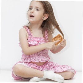 Mikinona Cute Comb Hair Scalp Brush Small Brush Massage Hair Comb Hair Styling Brush for Women