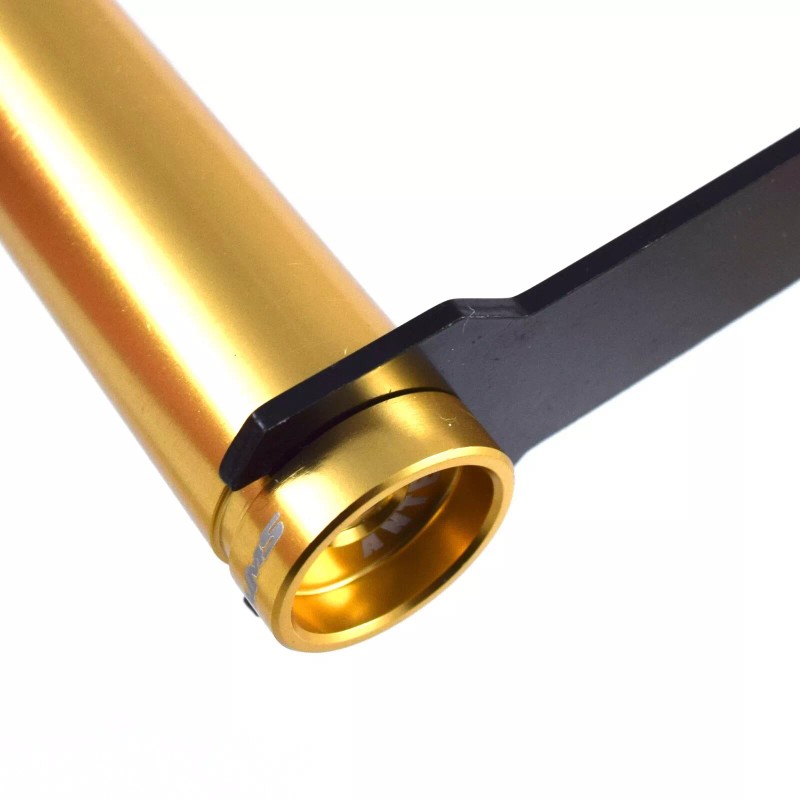 VMS RACING Anti-Theft Brass 50 Caliber Bullet Antenna For 90