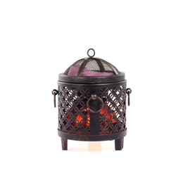 Dicimi Wax Melting Heater, 4-in-1 Fireplace Wax Heater, Fragrance Wax Heater (Without Aromatherapy Wax, Essential Oil), for Home Office Bedroom Aromatherapy Present and Decorations (Copper Coins)