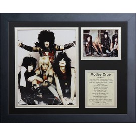 Legends Never Die Motley Crue Framed Photo Collage, 11 by 14-Inch