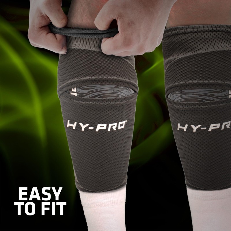 Hy-Pro Shin Pads With Football Socks - Breathable & Secured