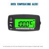 Runleader Digital Engine Temperature Meter Green Backlight Display for Lawn