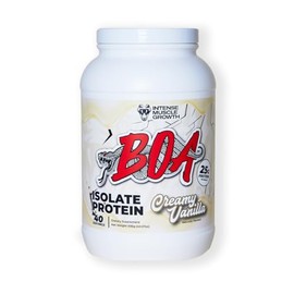 BOA Isolate Protein with Vitamin B6 and Zinc - Low-Sodium Whey Protein Isolate 25g of Protein per Scoop - (Creamy Vanilla - 40 Servings)