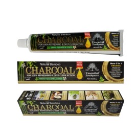 Essential Palace Charcoal Toothpaste, Natural & Organic Formula, Fluoride Free & Vegetable Base