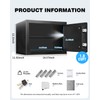 1.8 Cu Ft Safe Box with Fireproof Waterproof for Documents