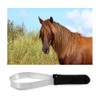 Stainless Steel Animal Equine Sweat Scraper Shedding Blade,Double-Sided Shedding Blade,Horse