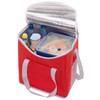 Cool Bag Green Insulated Bag Has 2 Side Mesh Pockets