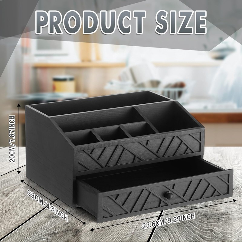 Marsui Paper Plate Dispenser, Paper Plate Holder for Kitchen Counter
