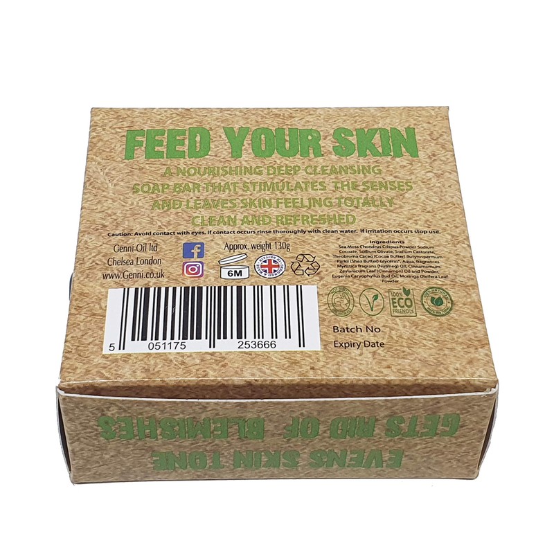 Sea Moss Soap |100% Vegan | Coldpressed Handcrafted with wildcrafted