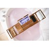 XcE Foldable Bathtub Tray Expandable to 105cm for Luxury Bath,
