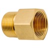 DERASL Brass High Pressure Washer Coupler,M22-15 mm Female Thread to
