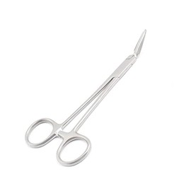 OdontoMed2011 Stieglitz Root Splinter Fragment Forceps 45 Degree Angle, Serrated Locking 14 cm, German Grade Stainless Steel ODM