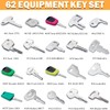 62 Heavy Equipment Keys Master Set Construction Excavator Operator Keys