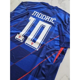 Luka Modric #10 Blue Croatia Nation Team Mens Extra Large Two XL Jersey