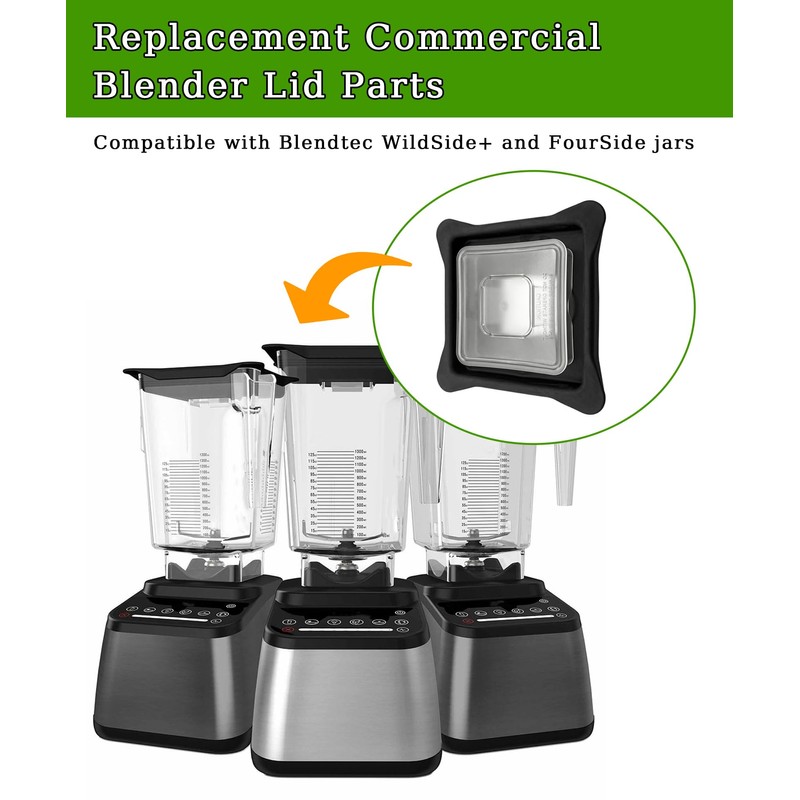 Blender Latching Lid Replacement Compatible with Blendtec Commercial WildSide+ and