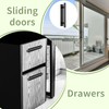 30 Pack Adhesive Cabinet Handles, Self-Stick Peel and Stick Cabinet