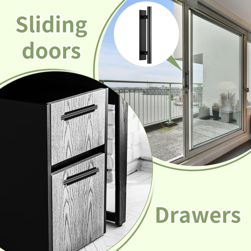 30 Pack Adhesive Cabinet Handles, Self-Stick Peel and Stick Cabinet