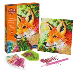 Sentosphère 3920360 Diamond Painting Fox Creative Kit DIY for Children and Adults