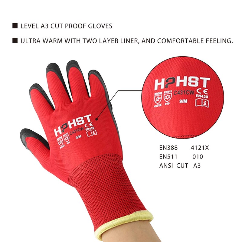 Winter Work Gloves - Double Coated Waterproof Oil-Proof work gloves