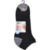 BOOM Prime 6 Pack Men Cushioned Ankle Running Socks –