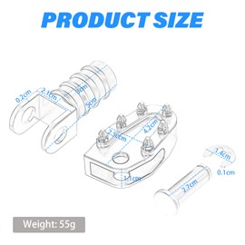 DRZ400 DRZ400S DRZ400SM Rear Cleats Brake Pedal Shift Lever Toe Peg Compatible With DR-Z400E 2000-2024,DR-Z400S 2000-2024,DR-Z 400SM 2005-2024 (Blue)