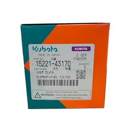 Kubota Engine of America Genuine OEM Fuel Filter 15221-43170