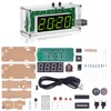 MiOYOOW TJ-56-428 4-Digit Digital DIY Clock Kits with Acrylic Shell,
