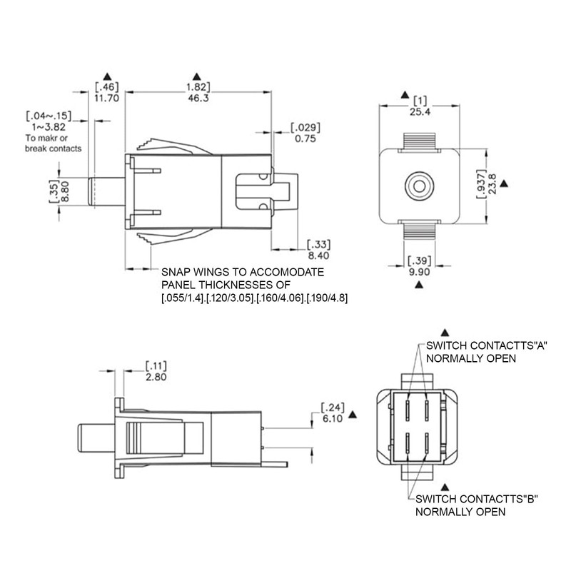 (New) Compatible with Craftsman Compatible with Husqvarna Interlock Safety Switch