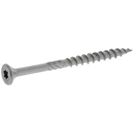 Power Pro 48628 Wood Screws, #10 x 3", Premium Stainless Marine Screws, Rust Resistant , Stainless Steel, 5lb Tub, 330 pcs