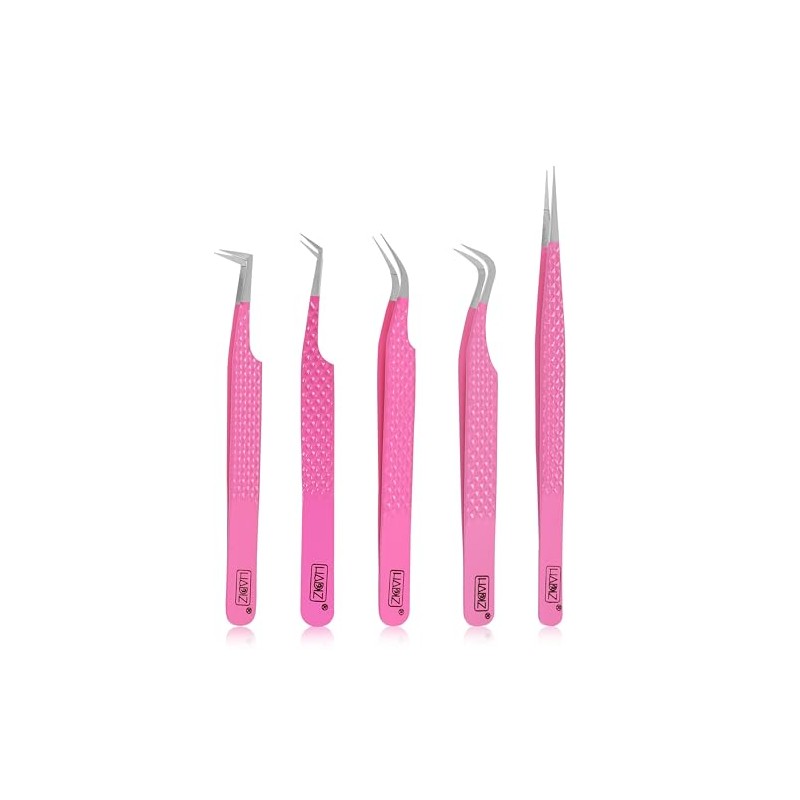 HADIZ Fabir Tip Eyelash Extension tweezers Lash Tweezer Japanese Steel