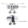 Retro Digital Flip Down Clock, Auto Flip Table Clock, Mechanical
