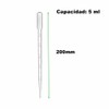 Movilideas - 20 Pieces Pipettes 5ml Plastic Transfer Pipettes Disposable