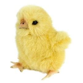 Eyelet Knitting Chick 11 cm Sitting Plush Yellow Chick