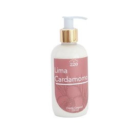 Crema Corporal Lima Cardamomo | Hidratante Revitalizante con Manteca de Karité y Aceites Naturales | Aroma Cítrico y Especiado | 230ml