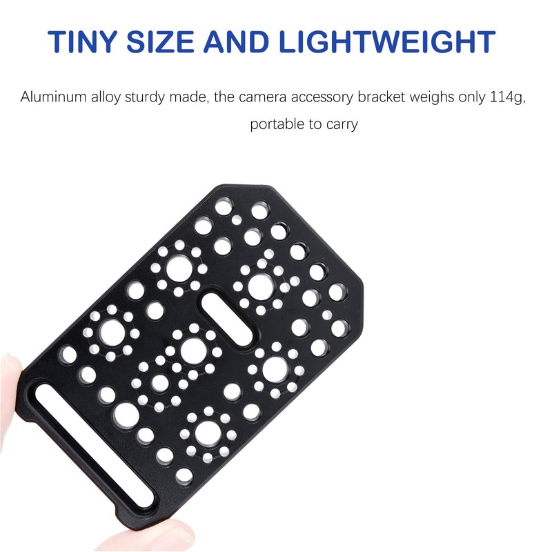 NICEYRIG Cheese Plate Camera, Multifunctional Cheese Plate Compatible with Sony