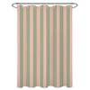 EOBTAIN Striped Small Stall Shower Curtain 48x68 Inches Pink and