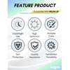 Logto Compatible With HJC i90 Helmet Visor Replacement HJ 33
