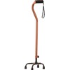 NOVA Medical Quad Cane Small Base With Offset, Bronze