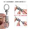 [TISUR] Titanium Key Ring 360° Swivel Connector Breakaway Quick Release